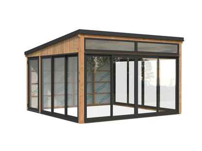 Freestanding Conservatory Saga 16.6 m² Slide Plus