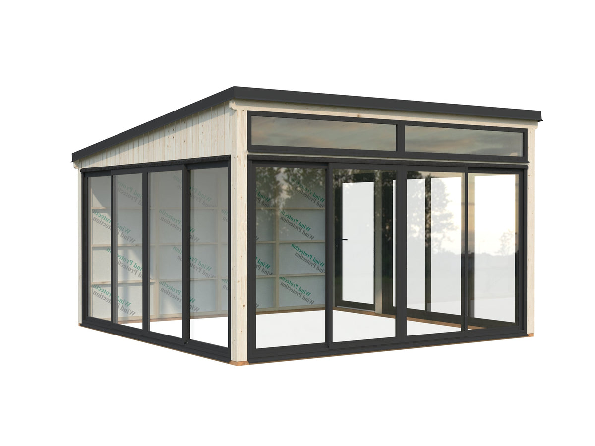 Freestanding Conservatory Saga 16.6 m² Slide Plus