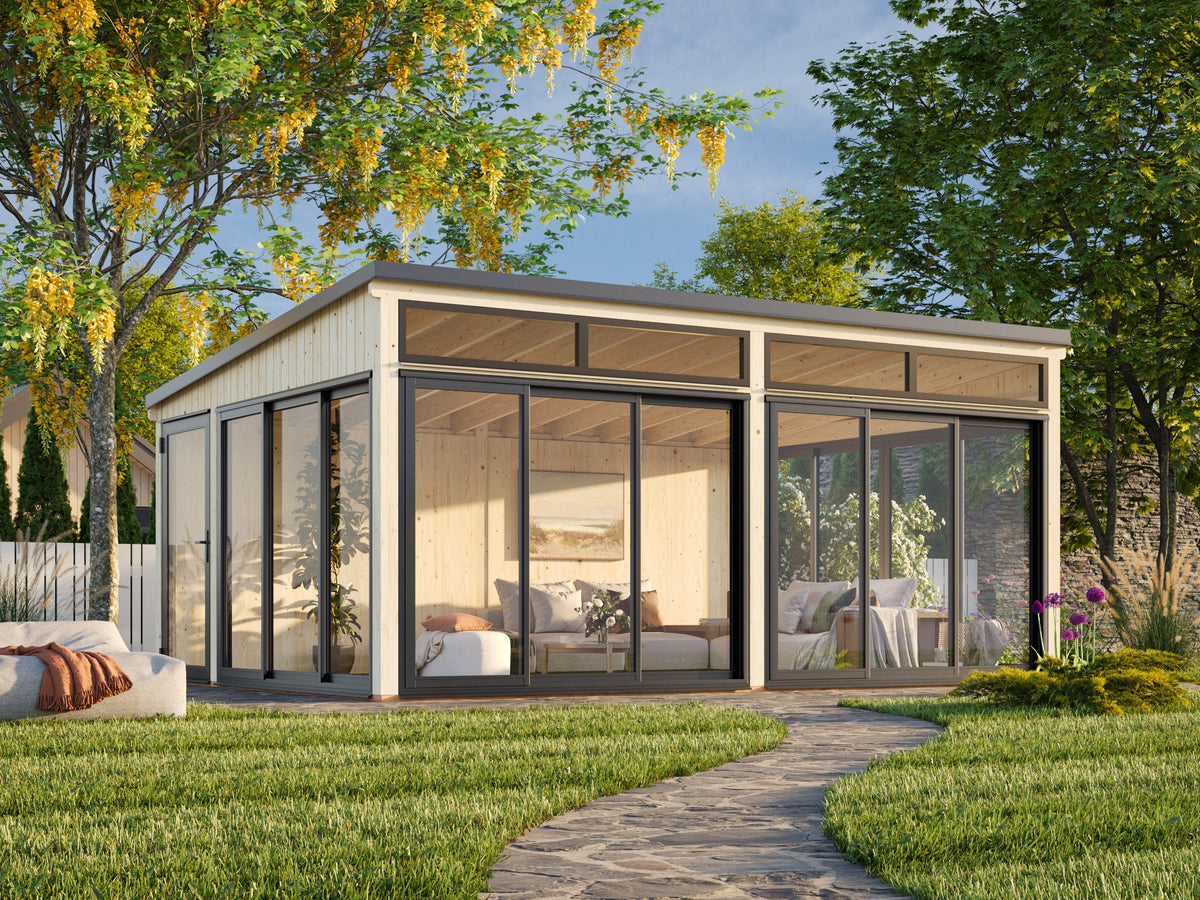 Freestanding Conservatory Saga 23.3 m² Slide