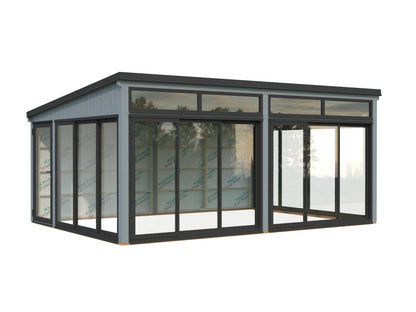 Freestanding Conservatory Saga 23.3 m² Slide