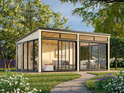 Freestanding Conservatory Saga 23.3 m² Slide Plus