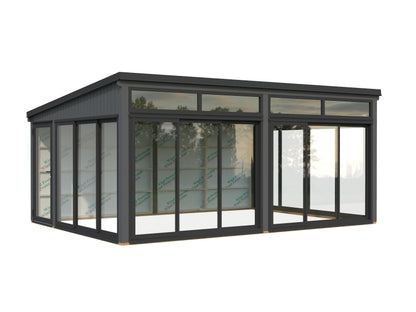 Freestanding Conservatory Saga 23.3 m² Slide Plus