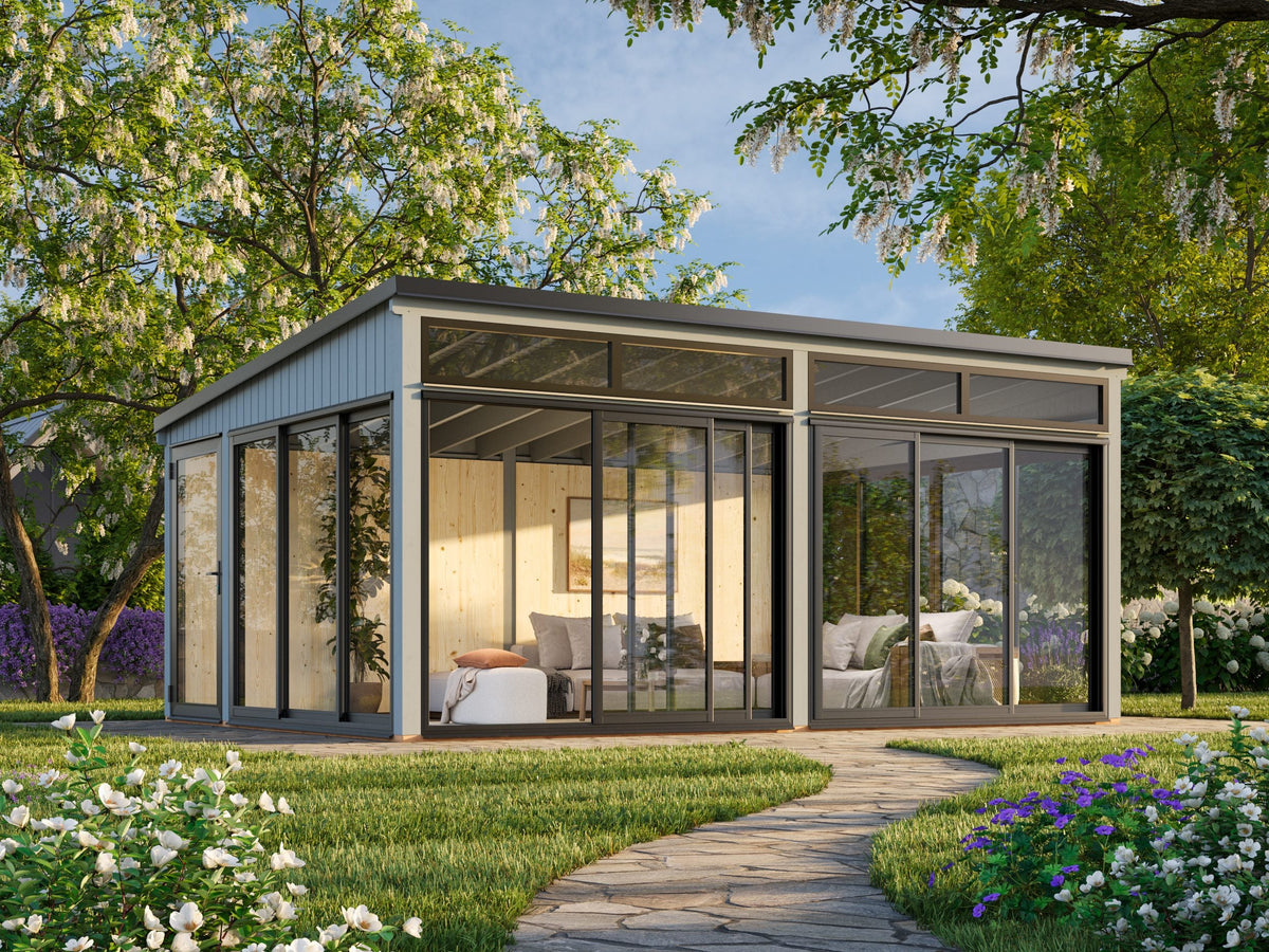 Freestanding Conservatory Saga 23.3 m² Slide Plus