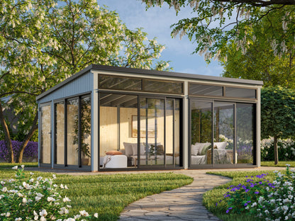 Freestanding Conservatory Saga 23.3 m² Slide Plus