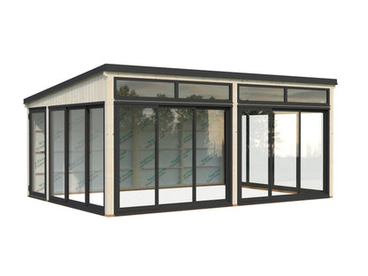 Freestanding Conservatory Saga 23.3 m² Slide Plus