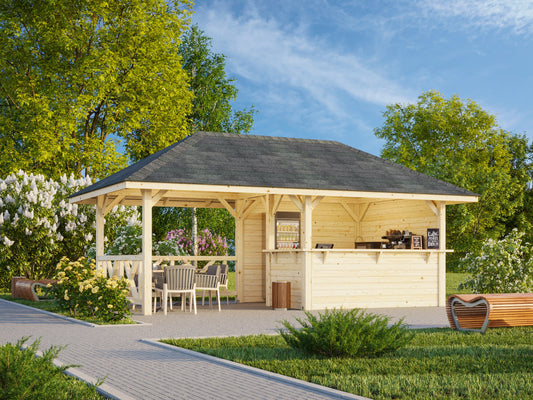 Garden Bar Bianca 16.6 m² Set 110