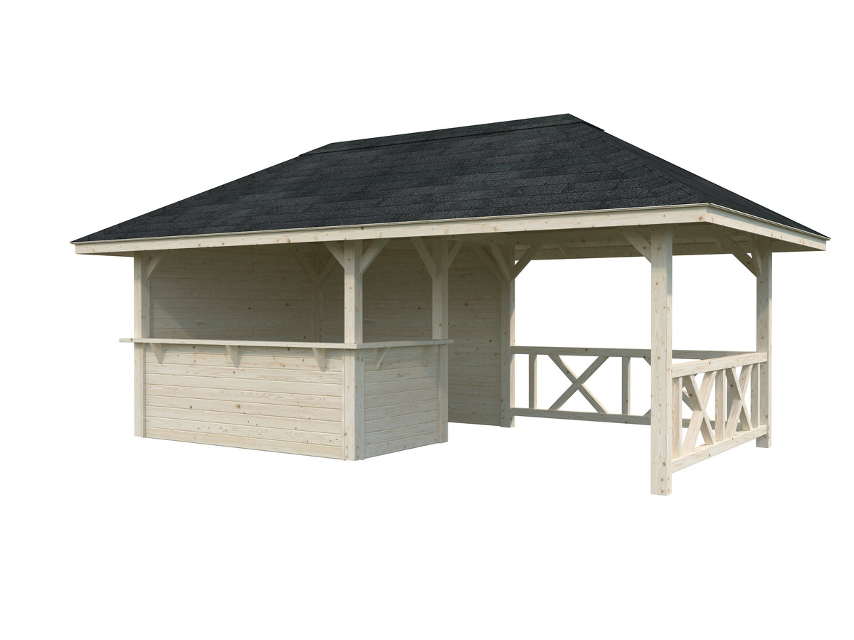 Garden Bar Bianca 16.6 m² Set 110, untreated