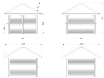 Garden Bar Bianca 8.3 m² Set 103