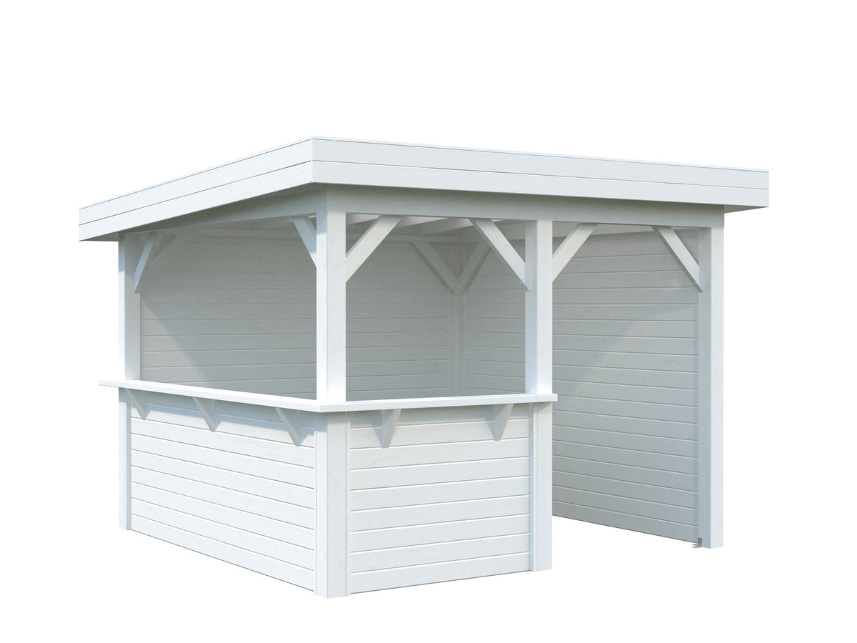 Garden Bar Lenna 8.3 m² Set 303, painted white