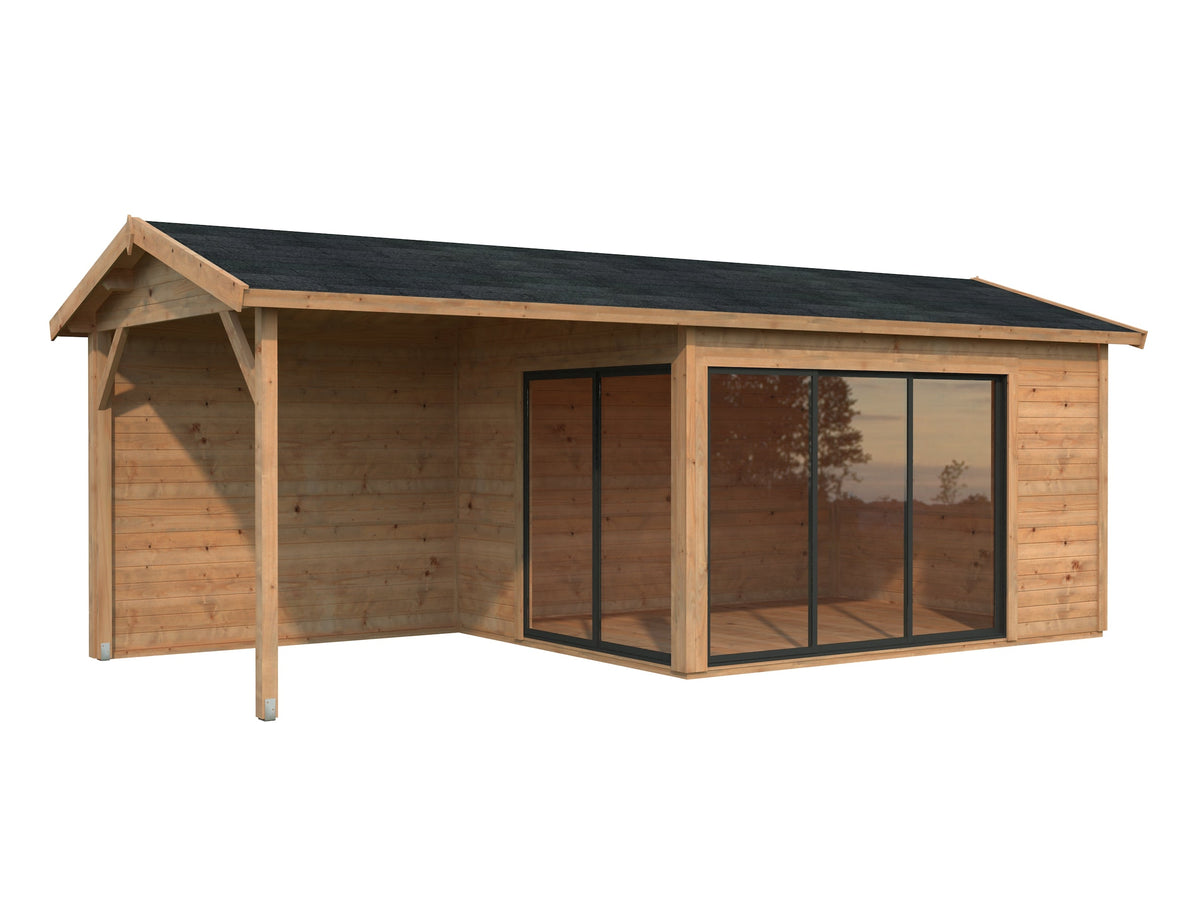 Garden Cabin Amanda 11.2+7.8 m² Slide