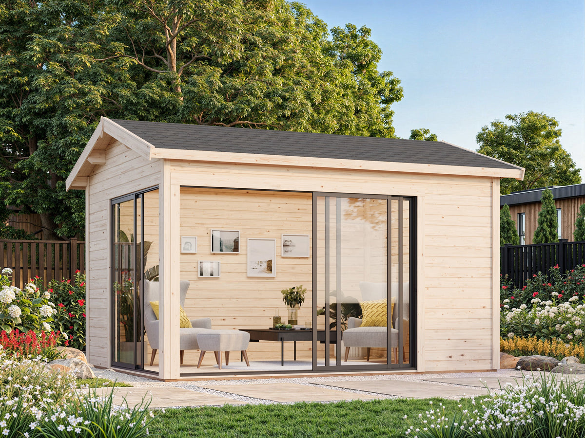Garden Cabin Amanda 11.2 m² Slide Plus