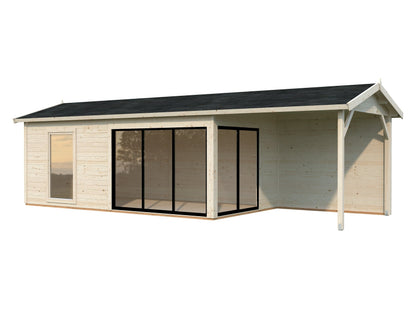 Garden Cabin Amanda 17.1+7.8 m² Slide