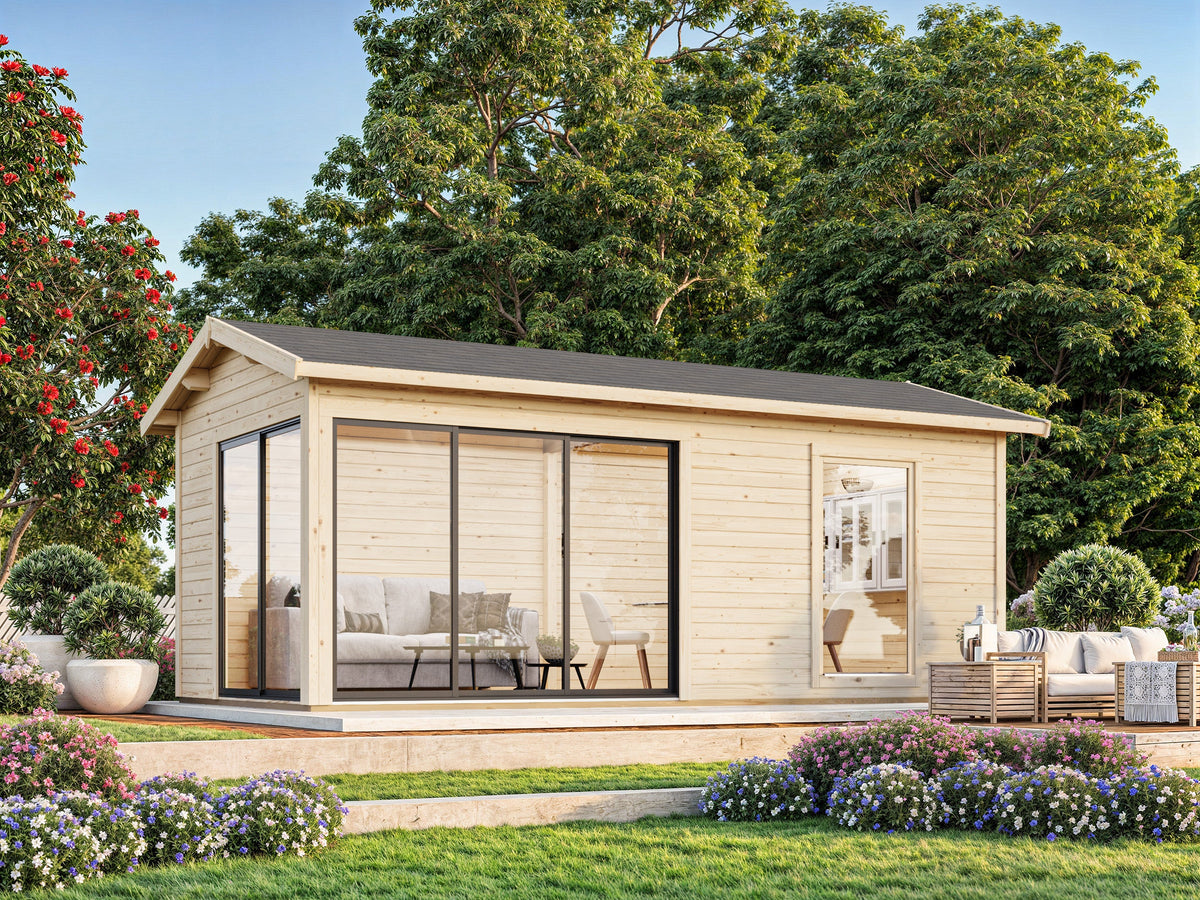 Garden Cabin Amanda 17.1 m² Slide Plus