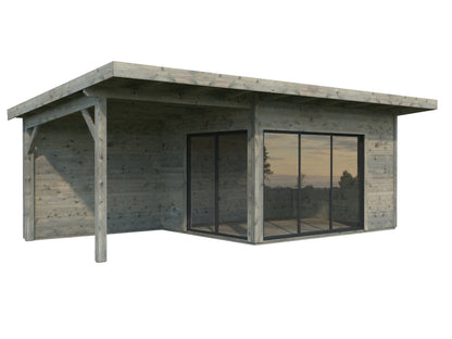 Garden Cabin Andrea 11.2+7.9 m² Slide