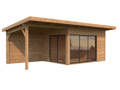 Garden Cabin Andrea 11.2+7.9 m² Slide