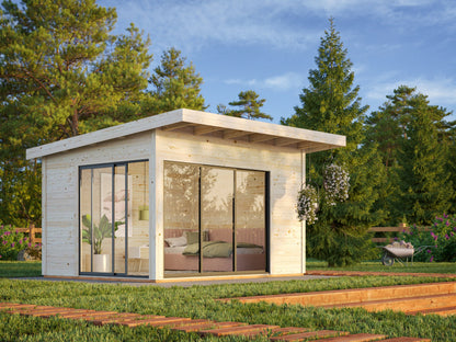 Garden Cabin Andrea 11.2 m² Slide Plus