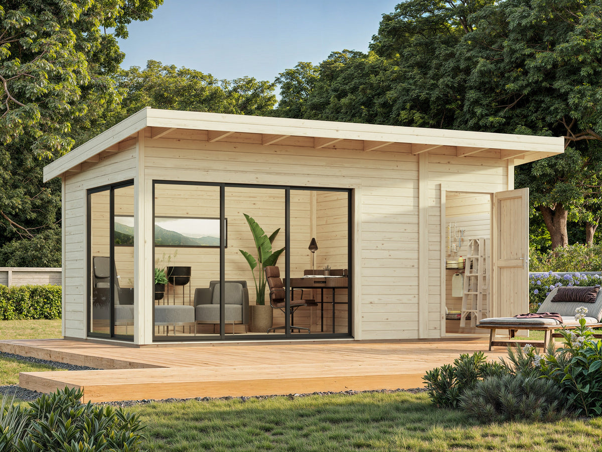 Garden Cabin Andrea 15.2 m² Slide Plus