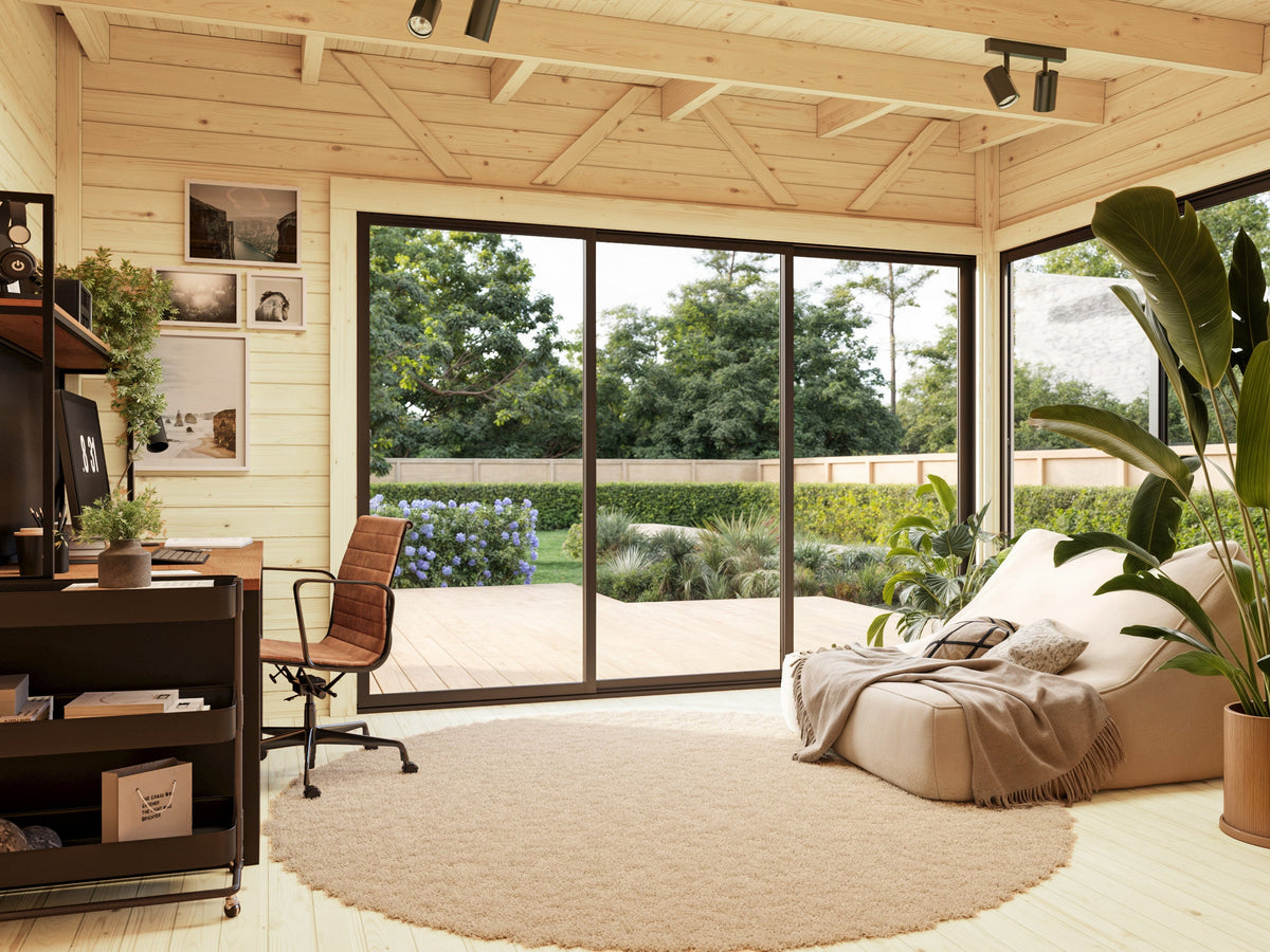 Garden Cabin Andrea 15.2 m² Slide Plus