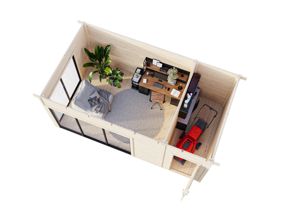 Garden Cabin Andrea 15.2 m² Slide Plus