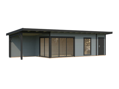 Garden Cabin Andrea 21.1+7.9 m² Slide