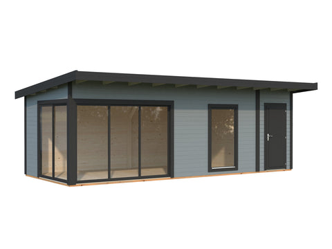 Light grey with anthracite trim