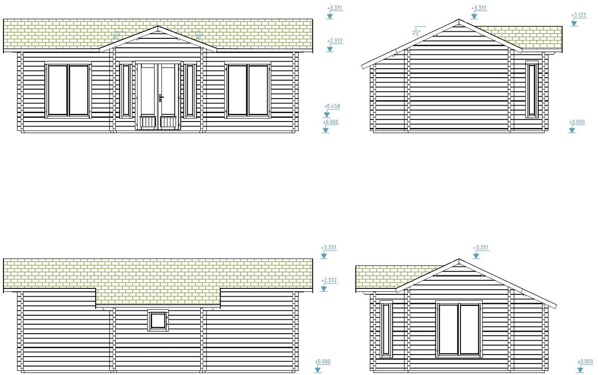 Garden Cabin Anna 26.8 m²
