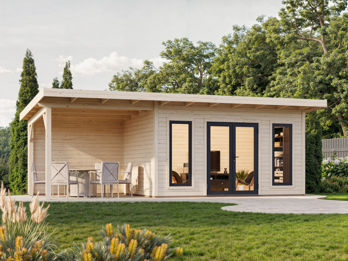 Garden Cabin Aurelia 12.7+7.9 m²