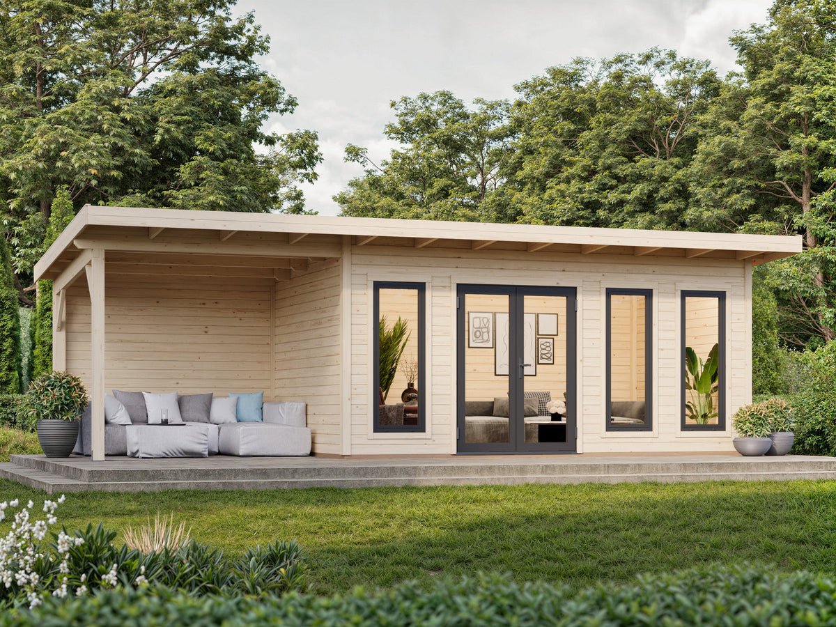 Garden Cabin Aurelia 15.2+7.9 m²