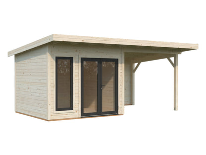 Garden Cabin Aurelia 8.4+7.9 m², untreated
