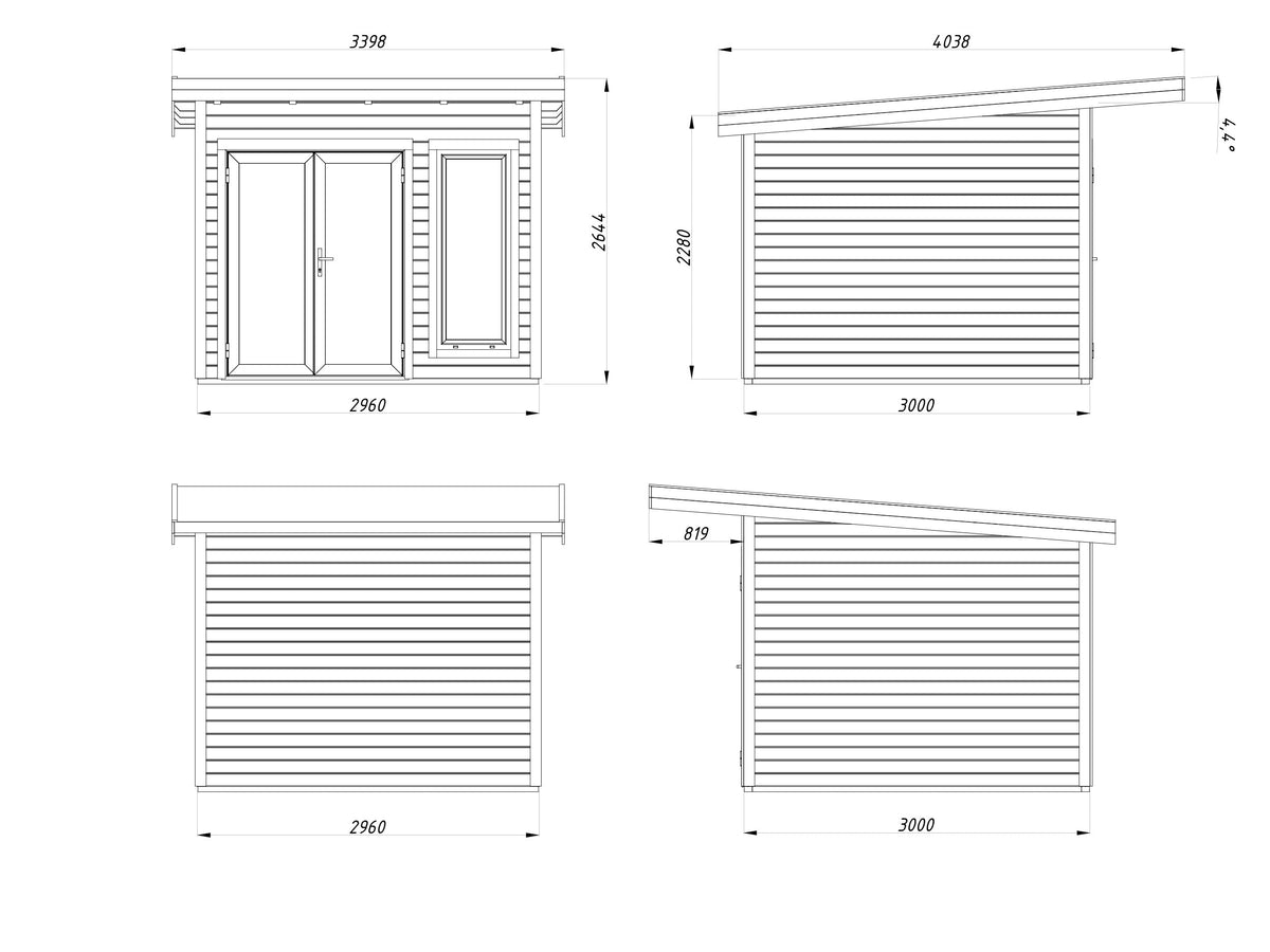 Garden Cabin Aurelia 8.4 m²
