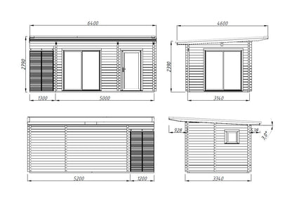 Garden Cabin Cecilia 14.2 m²