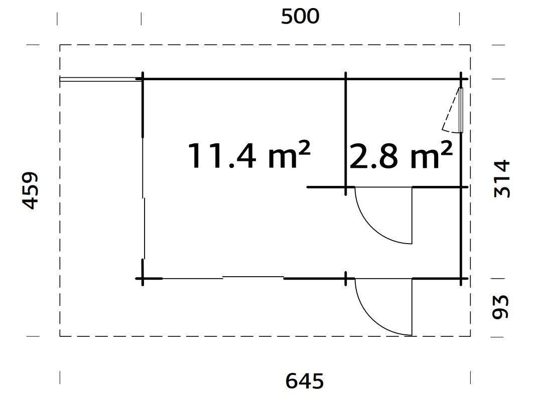 Garden Cabin Cecilia 14.2 m²