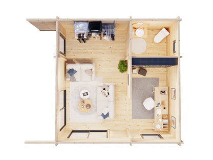Garden Cabin Cecilia 27.2 m²