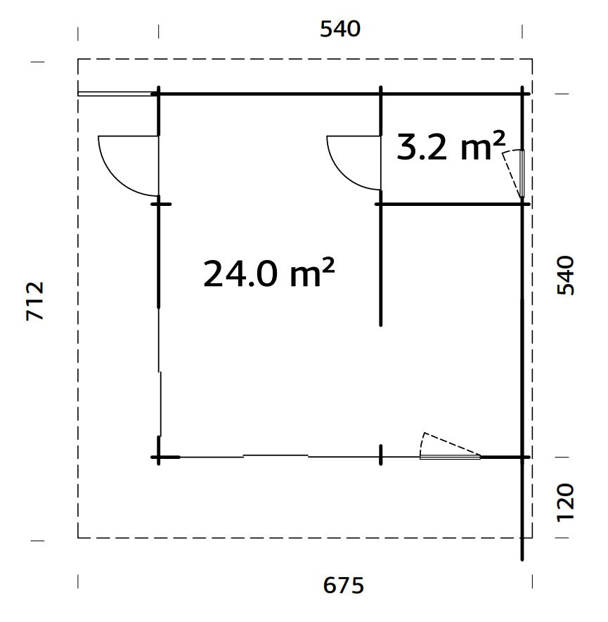 Garden Cabin Cecilia 27.2 m²