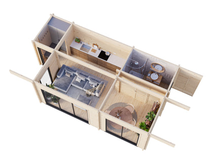Garden Cabin Cecilia 27.3 m²