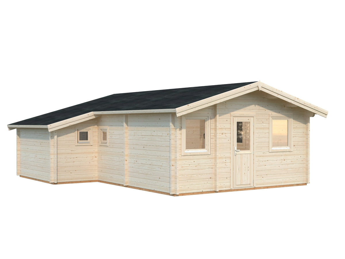 Garden Cabin Emily 39.2 m², untreated