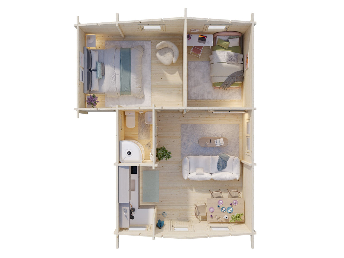 Garden Cabin Emily 39.2 m²