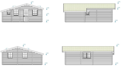 Garden Cabin Emily 39.2 m²