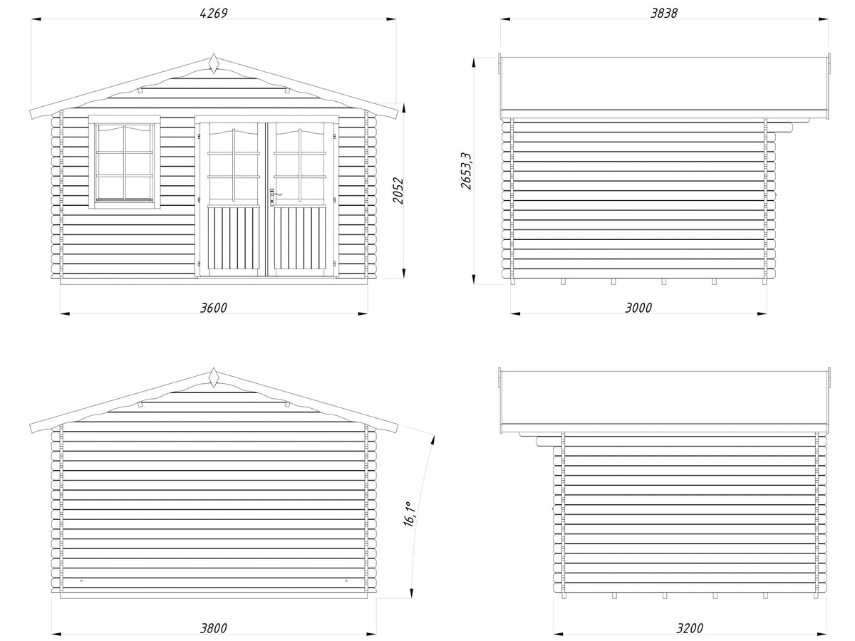 Garden Cabin Emma 10.4 m²