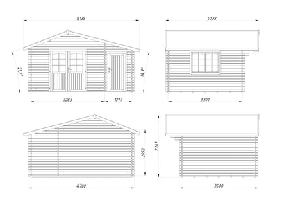 Garden Cabin Emma 14.2 m²