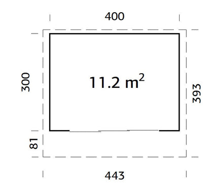 Garden Cabin Grace 11.2 m²
