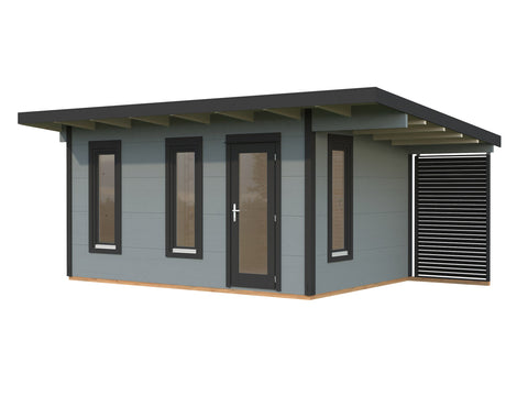 Light grey with anthracite trim