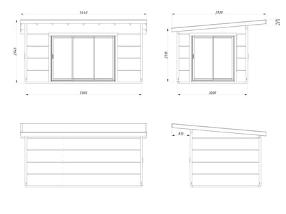 Garden Cabin Grace 14.1 m²