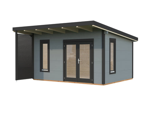 Light grey with anthracite trim