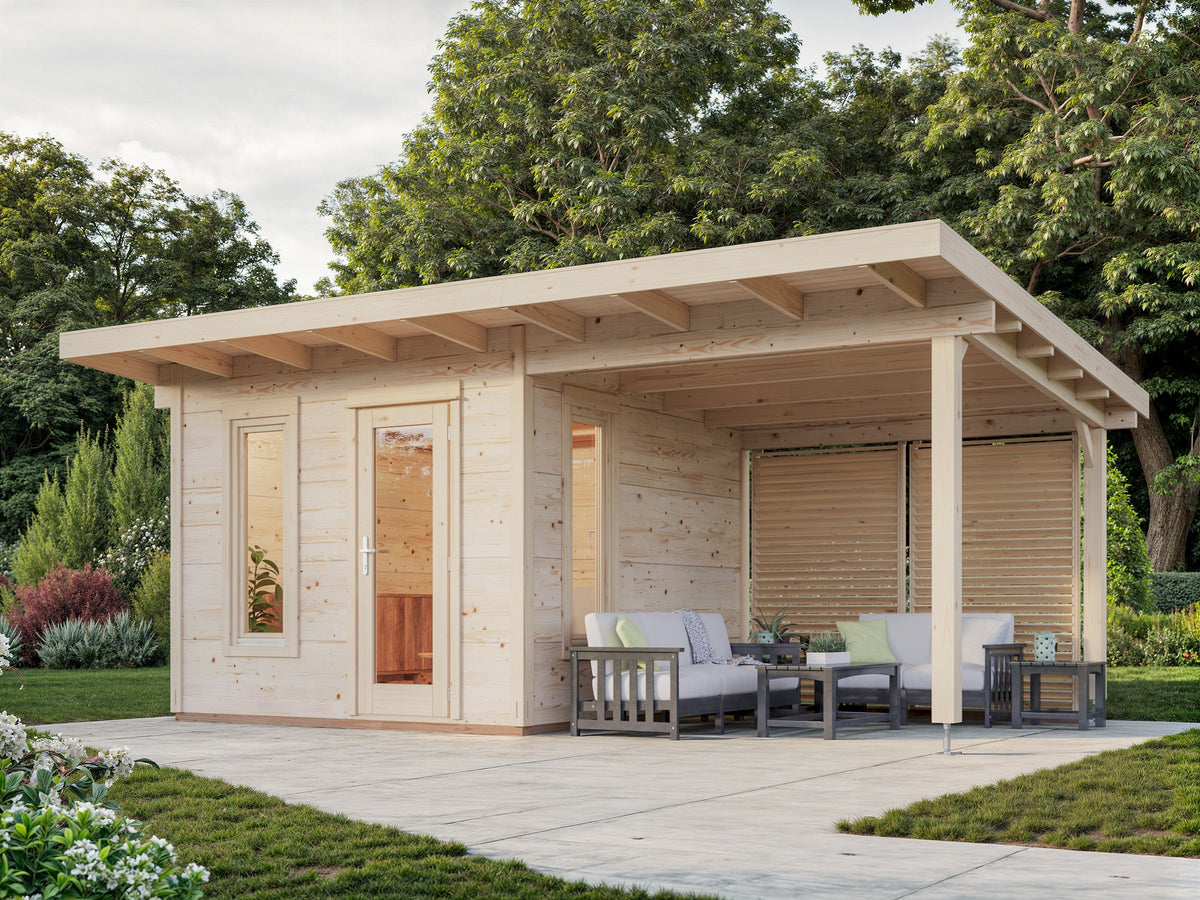 Garden Cabin Grace 8.1+8.1 m²