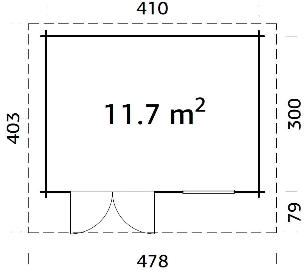 Garden Cabin Heidi 11.7 m²