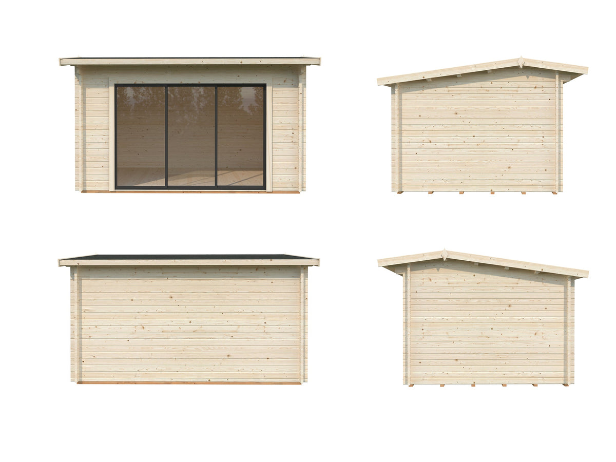 Garden Cabin Ines 11.1 m² Slide Plus
