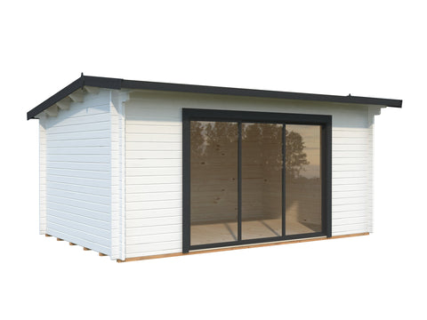 White with anthracite trim