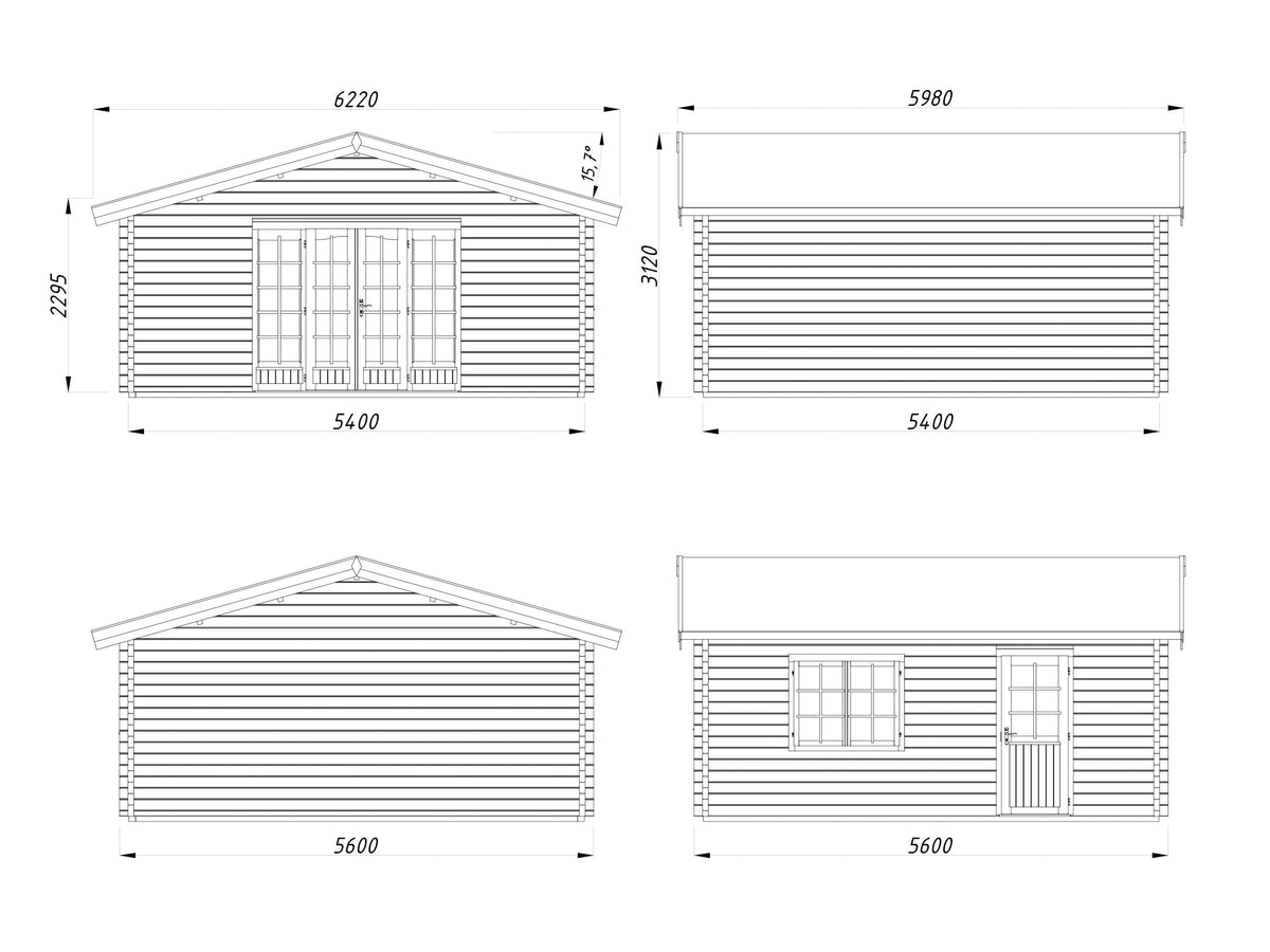 Garden Cabin Irene 27.7 m²