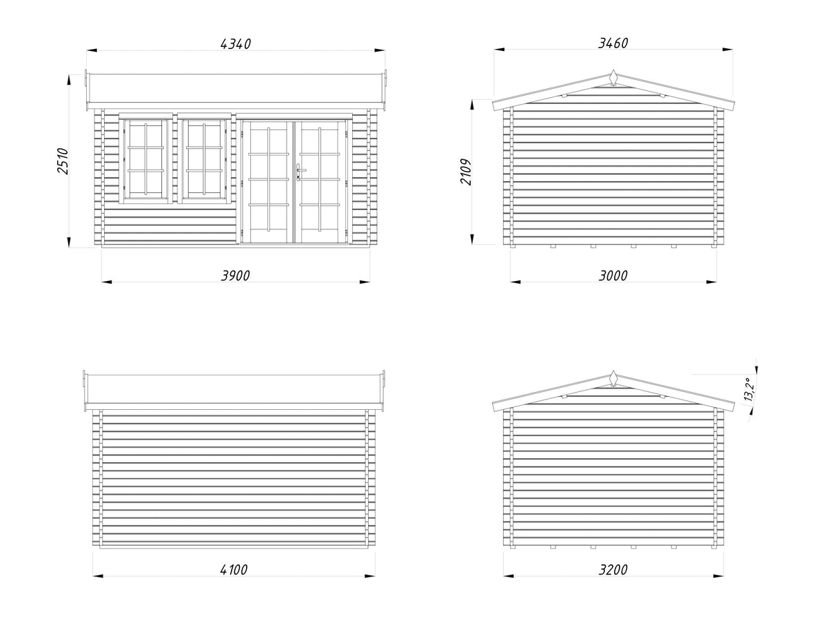 Garden Cabin Iris 11.1 m²